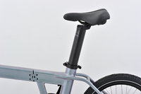 Vélo électrique pliable de 20 pouces pour système d'entraînement par courroie pour adultes Batterie 36V Capteur de couple moteur 250W Capacité de 120kg Léger