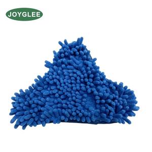 X5 <span class=keywords><strong>H2O</strong></span> bleu Triangle Chenille tête de vadrouille à vapeur facile à utiliser ensemble de bureau couverture en tissu accessoires de nettoyage nettoyage de sol de remplacement - Product Image 2