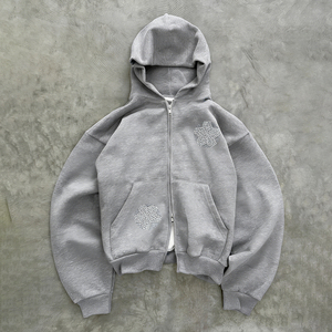 KIingSen High Quality Custom Men's Terry Winter Breathable 360g Character Pattern Patchwork Pullover Hoodie <b>Sweatpants</b> <b>Set</b> - Product Image 5