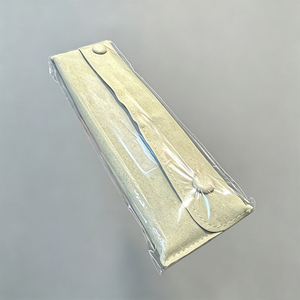 Pochette à bijoux de luxe personnalisée en gros d'usine en stock avec logo pour collier et bracelet femme - Product Image 4