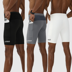 Custom Men Athletic Marathon Running <b>Shorts</b> With Waist Pack Quick Dry Training Fitness Sport <b>Tight</b> <b>Shorts</b> - Product Image 1