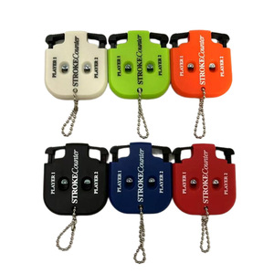 Compteur de coups de golf portable pour deux joueurs, en plastique avec chaîne, pour accessoires de golf - Product Image 1