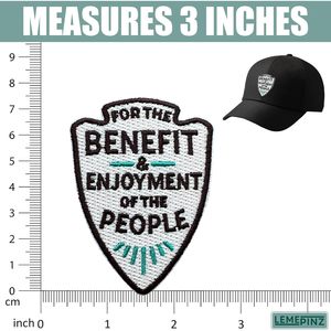 National Park Embroidery Patch 3 Inches <b>Iron</b> <b>On</b> Sew <b>On</b> Travel Applique <b>Fabric</b> Patch Gift - Product Image 3