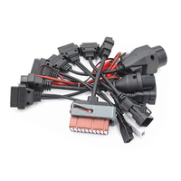 Kit Kabel Diagnostik Truk OEM Kustom 12V/24V untuk Adaptor OBD2 Tugas Berat untuk Scania Iveco MAN Volvo Renault