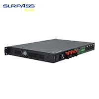 DSA43 sıcak satış 1U dijital DSP amplifikatör 4CH 300W ses işlemcisi güç amplifikatörü