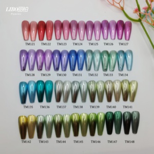 LIBO Mirror Chrome Effect Silver Gold Color Loose Chrome Magic Mirror Nail Art Pigment Powder - Product Image 2