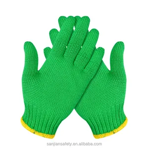 Складские строительные промышленные маслостойкие рабочие перчатки, защитные перчатки, противорезные перчатки натурального цвета, хлопковые перчатки