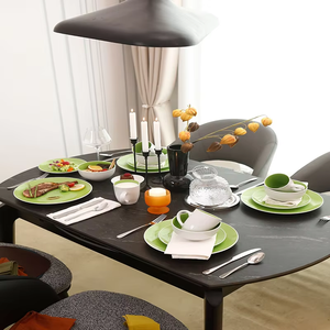 Services de vaisselle de luxe pour mariage et hôtel, assiettes décoratives en céramique, promotion de mugs - Product Image 2