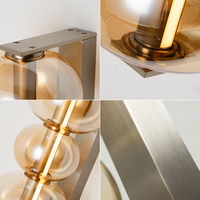 Lampe murale moderne en aluminium Kasanto pour chambre à coucher, hôtel, éclairage LED blanc chaud