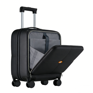 <span class=keywords><strong>Valise</strong></span> de voyage compacte rigide légère à <span class=keywords><strong>roulettes</strong></span> pivotantes 4 roues ouverture frontale - Product Image 1