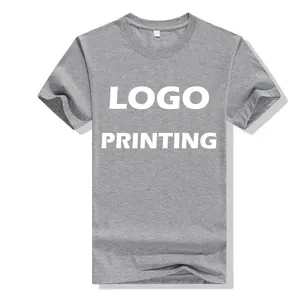 Günstiger Preis Benutzer definierte LOGO Printing Plain White T-Shirt Mann/Frau