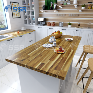 Ssr Vina-Acacia Hout Slager Blok Aanrecht-Acacia Hout Aanrecht Hout Voor Werkbladen Kaptafel Tops - Product Image 1