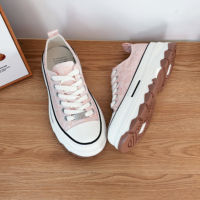 Chaussures en toile à semelle épaisse, nouvelle collection été 2026, version coréenne à plateforme, chaussures décontractées polyvalentes pour étudiants, style éponge.