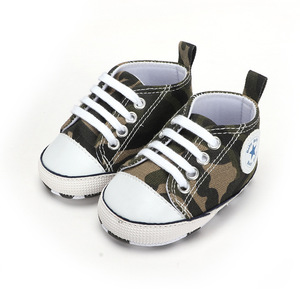 Venta al por mayor Niño Unisex Casual Niños Niñas Transpirable Zapatillas <span class=keywords><strong>de</strong></span> lona <span class=keywords><strong>Cuna</strong></span> Pre Walker Zapatos <span class=keywords><strong>de</strong></span> bebé - Product Image 4
