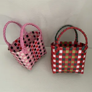 Plastic Bag Protect Enviroment Handbag Waterproof Plastic Shopping Clear Tote Pvc Packaging Bag