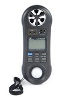 Analyseur de qualité de l'air HVAC portable Lutron LM-8000A, anémomètre numérique, testeur d'humidité, de luminosité et de température, moniteur multifonction