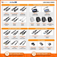 Câble UNIEAN Type C vers C 60W, Charge Rapide et Transfert de Données, Cordon en Nylon Tressé Durable et Silicone, Fil Chargeur Compatible Ordinateur Portable
