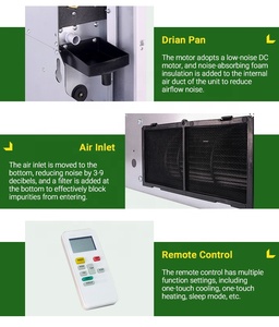 Sistema Hvac Fancoil Agua refrigerada Suelo de pie Hydronic Slim Fcu Fan Coil Unit para calefacción y refrigeración - Product Image 4