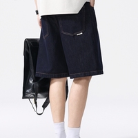 Hommes Confortable Meilleure Vente Chaude Été Style Vintage Taille Haute Droite En Gros Casual Wear Denim Shorts Jeans