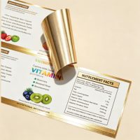 Autocollant en vinyle PVC imperméable personnalisé avec logo, pour l'emballage des bouteilles