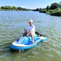 Moto Acuática Inflable Eléctrica de 500W Hecha a Medida, con Motor Flotante, Certificación CE, para Deportes Acuáticos en Mar y Lago