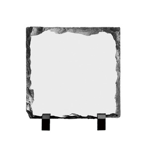 2023 New Hot Sales Sublimation <strong>Rectangular</strong> <strong>Photo</strong> <strong>Slate</strong>,20x30cm Heat Transfer Multiple Shapes Glossy <strong>Slate</strong> Blank Stone - Product Image 2