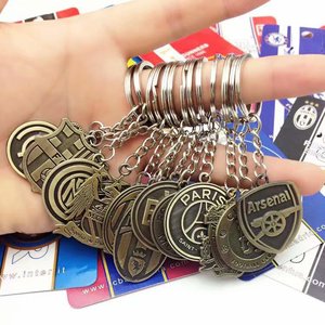 Porte-clés de <span class=keywords><strong>voiture</strong></span> vintage en alliage métallique, légers et étanches, personnalisables pour clubs de football – Cadeaux promotionnels - Product Image 6