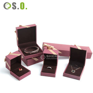 China Manufacturer Jewelry <b>Packing</b> <b>Box</b> Custom Pendant Jewelry PU Leatherette Paper Jewelry <b>Box</b> Set High-end Earring Paper <b>Box</b> - Product Image 5