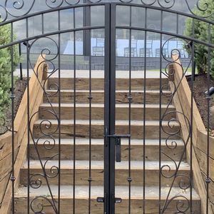 UHRIG Ornement En Fer Forgé, élément Décoratif Pour Grille De Fenêtre Clôture Porte De Jardin Etc P 325708