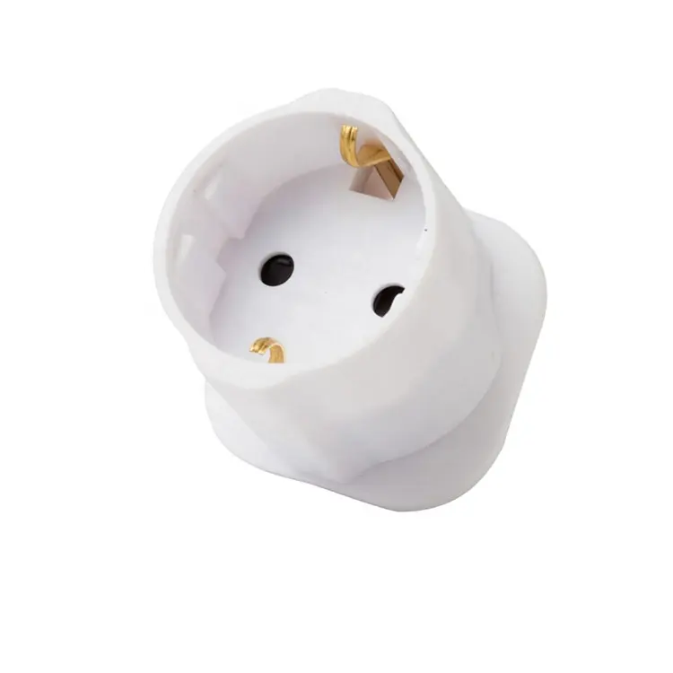 EU to UK Plug Adapter - 13A Schuko 유럽 유럽 유로 스페인, 프랑스, 이탈리아에서 영국 소켓 변환기 여행 어댑터 방문자