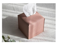 Boîte à mouchoirs en cuir YY, étui carré en cuir PU pour table basse, livraison rapide