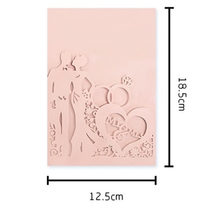 Invitation de mariage découpée au laser de luxe, bonne qualité d'impression, papier de luxe, <span class=keywords><strong>carte</strong></span> de vœux, <span class=keywords><strong>carte</strong></span> <span class=keywords><strong>cadeau</strong></span> de mariage - Product Image 6