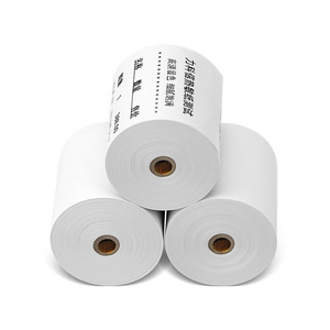 Papel térmico para caja registradora, superficie lisa de una sola capa de 80mm, para tiendas de té con leche, recibos de supermercado - Product Image 4