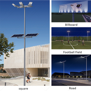 40W 60W 80W 100W 120W 150W Ultra Bright IP66 LiFePO4 Battery Solar <b>LED</b> Street <b>Light</b> <b>Motion</b> <b>Sensor</b> Parking Garage Security - Product Image 5