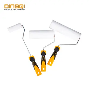 DingQi แปรงทาสีผนัง100/180/230มม.,เครื่องมือช่างแปรงทาสีพุ่มไม้