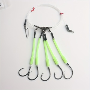 Hameçons circulaires Demon en acier à haute teneur en carbone pour la pêche en eau profonde avec manchon lumineux pour la pêche en eau salée au cabillaud et à la <span class=keywords><strong>carpe</strong></span> - Product Image 4