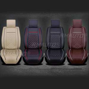 Housse de siège de voiture universelle en cuir de luxe, coussin protecteur antidérapant, tapis quatre saisons, accessoires intérieurs de voiture pour voiture universelle - Product Image 2