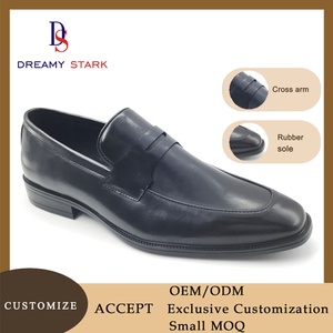 Chaussures décontractées artisanales pour hommes ; Mocassins marron en cuir de vachette légers et confortables pour l'automne, style business décontracté - Product Image 2