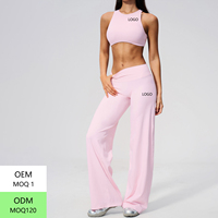 Ensemble de survêtement décontracté extensible pour le jogging et l'entraînement, en tissu brossé, avec effet ventre plat et rehaussement des hanches, pour femme, deux pièces, idéal pour le yoga et le quotidien