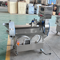 Verstelbare Automatische Commerciële Mini Tafelblad Voedselsnijder Industriële Groente Fruitsnijmachine Vers Vlees Plakmachine