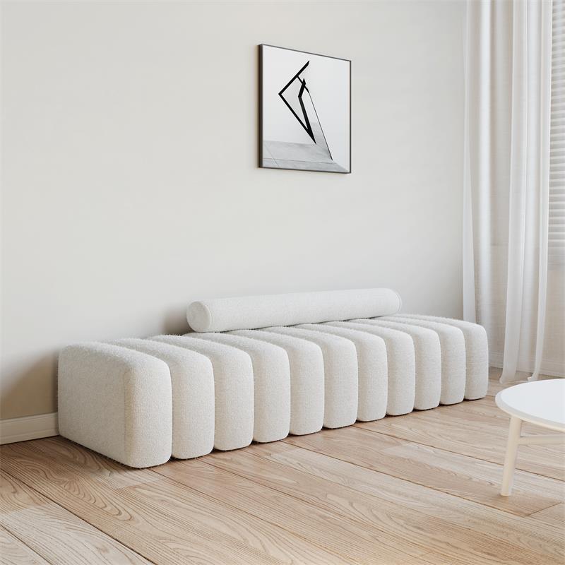 Blanc spatial (velours de mouton)
