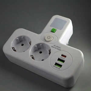 <span class=keywords><strong>Regleta</strong></span> <span class=keywords><strong>de</strong></span> Enchufes LED Multifuncional Blanca <span class=keywords><strong>5</strong></span> en 1 <span class=keywords><strong>de</strong></span> 10A y 2500W con Diseño <span class=keywords><strong>de</strong></span> Enchufe Europeo para Uso en el Hogar y la Oficina, Directo <span class=keywords><strong>de</strong></span> Fábrica - Product Image 5