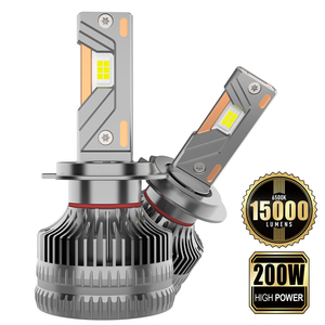 QC A10อัจฉริยะควบคุมอุณหภูมิ200W 15000Lm 12-24V หลอด<span class=keywords><strong>ไฟ</strong></span> LED พรีเมี่ยมสำหรับรถซีดานหรูแบบสลับเร็ว - Product Image 1