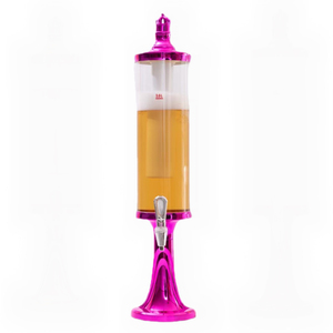 Tour à vin LED <span class=keywords><strong>de</strong></span> luxe léger européenne - Base et dessus droits, PC <span class=keywords><strong>de</strong></span> qualité alimentaire avec tube à glace, capacité multi-niveaux <span class=keywords><strong>de</strong></span> 1,5 à 5 L, logo personnalisé - Product Image 3
