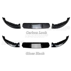3 Piezas de Difusor de Parachoques Delantero para BMW Serie 5 G30 LCI M Sport 525i 530i 540i 2020-2022+, Aspecto de Fibra de Carbono Negro Brillante - Product Image 6