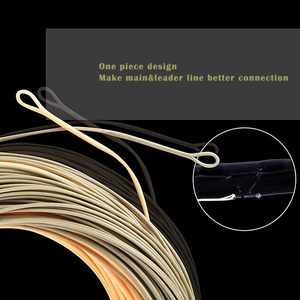 Nouvelle ligne de pêche à la mouche Spey à une main 3F-8F 90ft avec mouche flottante pêche/camouflage pour ruisseau lac rivière pêche 2 boucles soudées - Product Image 2