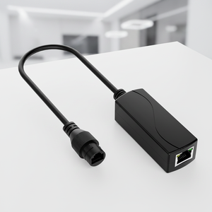 Convertisseur PoE 48V vers 24V étanche 1000 Mbps IEEE802.3af/at PoE actif pour caméra IP, pont réseau, haut-parleur - Product Image 1