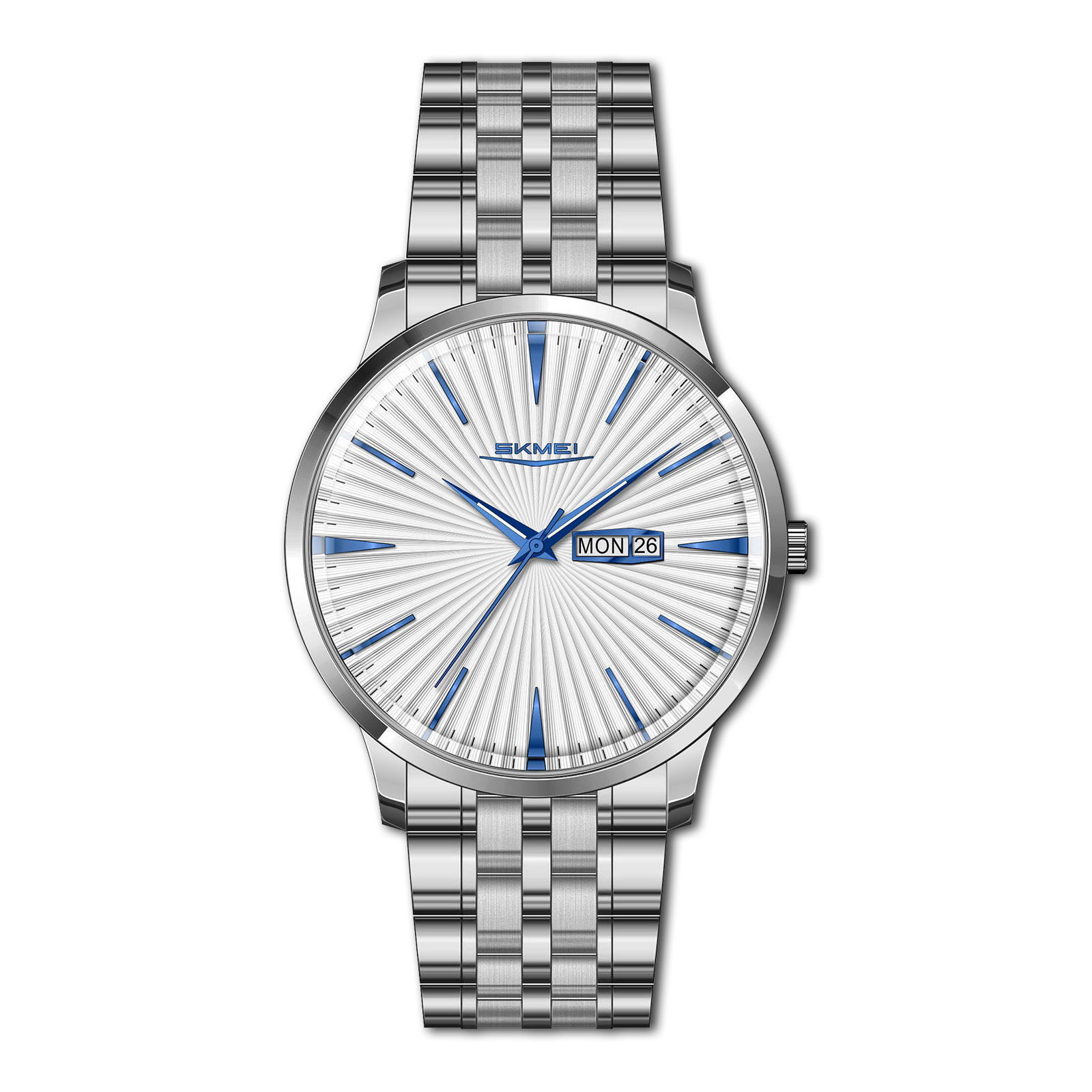 สีเงิน/สีฟ้า