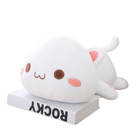 Kawaii mignon jouet en peluche animal de compagnie Kitty doux Anime chat en peluche oreiller pour les enfants