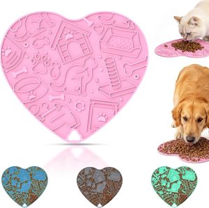Tapis de léchage en silicone personnalisé pour animaux de compagnie, antidérapant, pour chiens et chats, pour la diversification des aliments et la distribution lente de friandises - Product Image 1